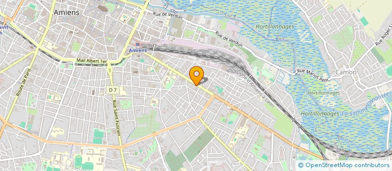 localisation de l'entreprise SCI D.A.P BARNI à AMIENS