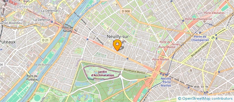 localisation de l'entreprise SCI D&A PATRIMOINE à NEUILLY-SUR-SEINE