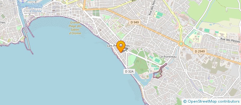 localisation de l'entreprise SCI D'A POGE à LES SABLES D'OLONNE