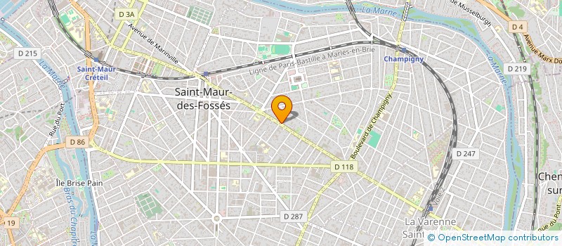 localisation de l'entreprise SCI D.A.R.C.1 à SAINT-MAUR-DES-FOSSES