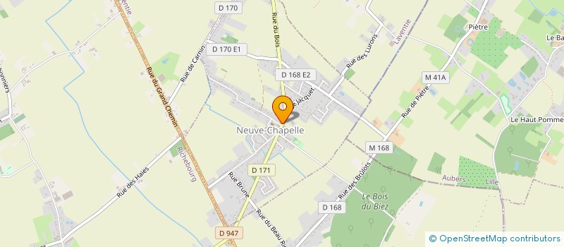 localisation de l'entreprise SCI D A S J  NEUVE-CHAPELLE