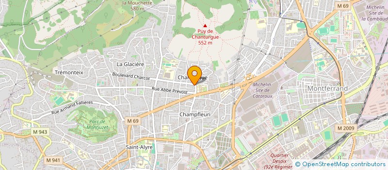 localisation de l'entreprise SCI D.A.V  CLERMONT-FERRAND