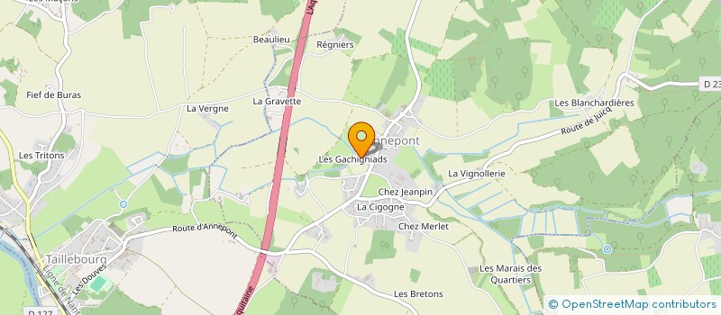 localisation de l'entreprise SCI D'AAFNE  ANNEPONT