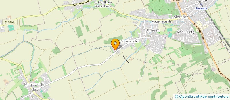 localisation de l'entreprise SCI D'ABIGAEL  UFFHEIM