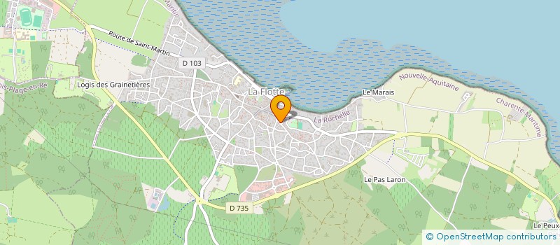 localisation de l'entreprise SCI D'ACCORD  LA FLOTTE