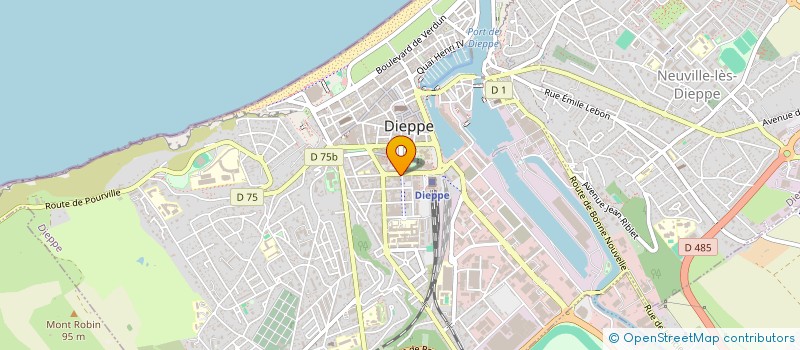 localisation de l'entreprise SCI D'ADITAN  DIEPPE