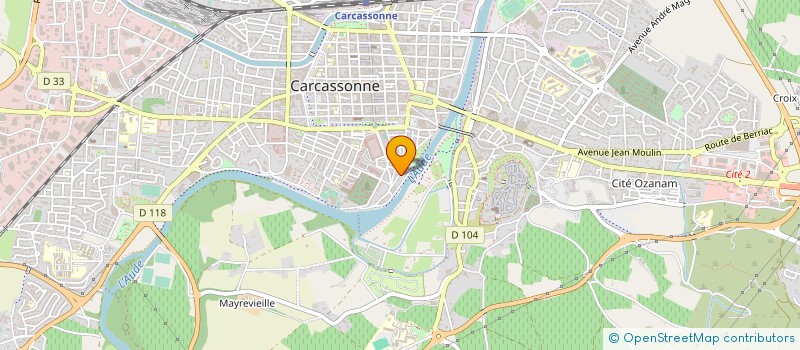 localisation de l'entreprise SCI D'ADMINISTRATION ET LOCATION à CARCASSONNE
