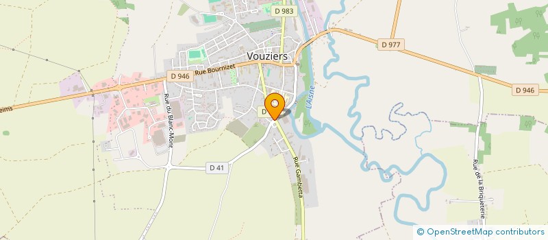 localisation de l'entreprise SCI D'AGAY  VOUZIERS