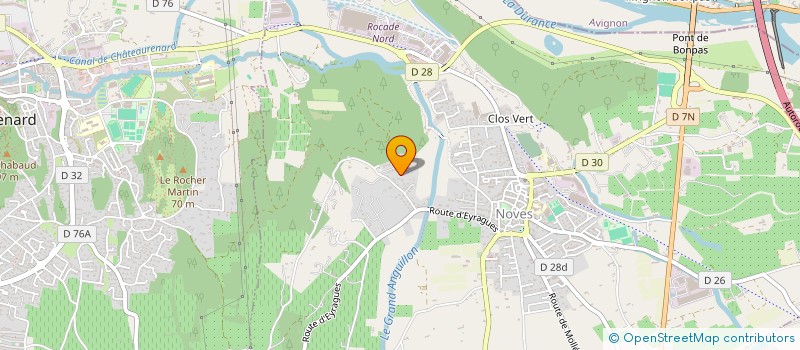 localisation de l'entreprise SCI D'AGEL  NOVES