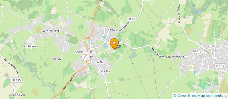 localisation de l'entreprise SCI D'AGNY  SAINT-LAURENT-D'AGNY