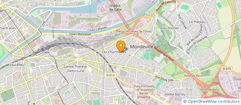 localisation de l'entreprise SCI D'AGOPI NORMANDIE à MONDEVILLE