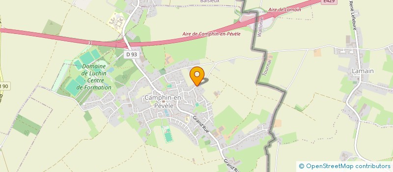 localisation de l'entreprise SCI D'AGORA à CAMPHIN-EN-PEVELE