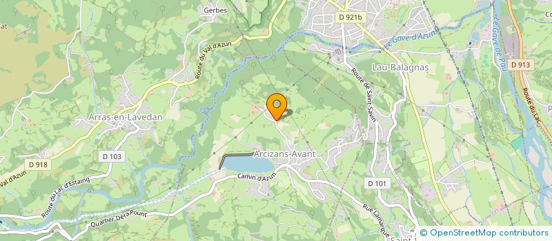 localisation de l'entreprise SCI D AGRAIN  ARCIZANS-AVANT