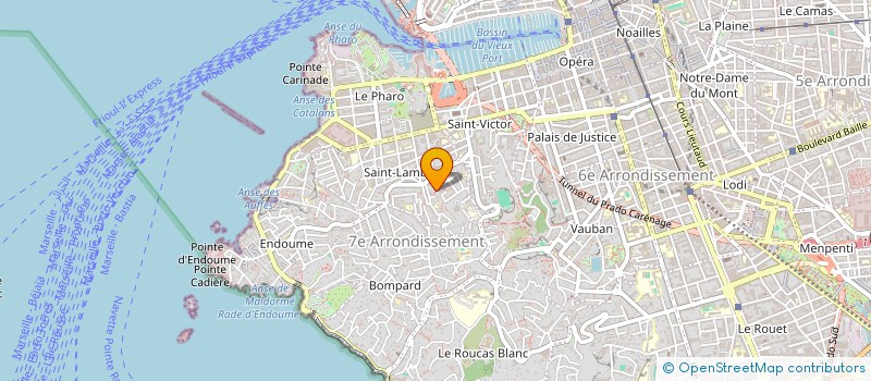 localisation de l'entreprise SCI D'AGRESTE à MARSEILLE