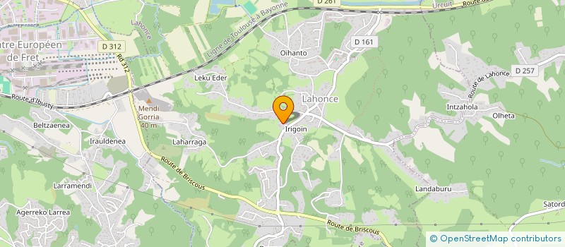 localisation de l'entreprise SCI D'AGUERREZAHAR  LAHONCE