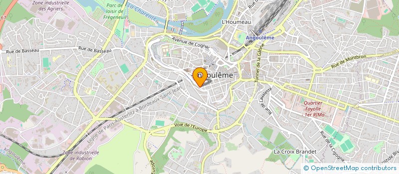 localisation de l'entreprise SCI D AGUESSAU à ANGOULEME