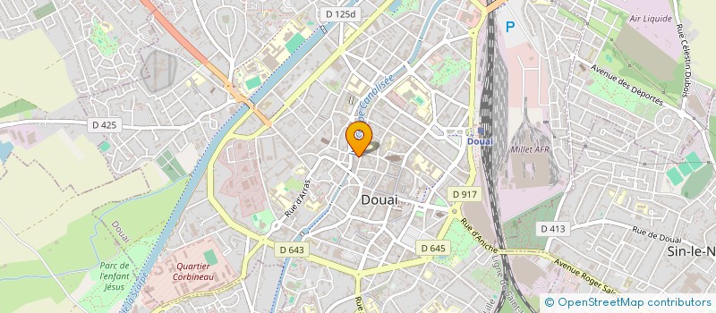 localisation de l'entreprise SCI D'AGUESSEAU à DOUAI