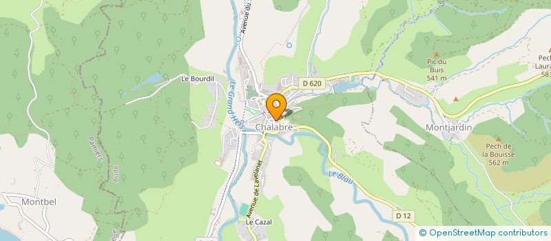 localisation de l'entreprise SCI D AGUESSEAU  CHALABRE