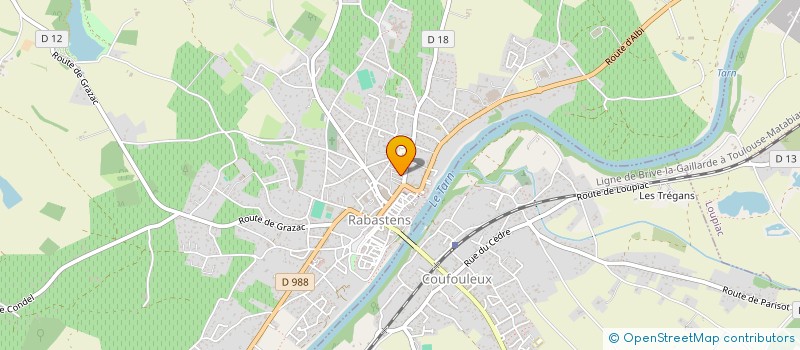 localisation de l'entreprise SCI D'AGULHE à RABASTENS