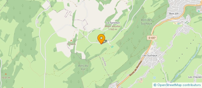 localisation de l'entreprise SCI D'ALBIGNY  LES FINS