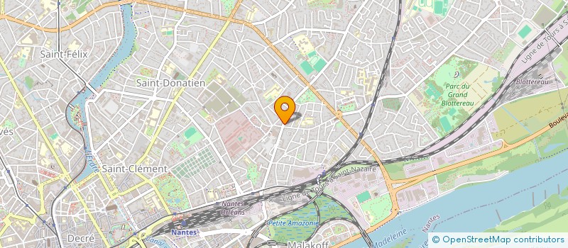 localisation de l'entreprise SCI D ALBOE  NANTES