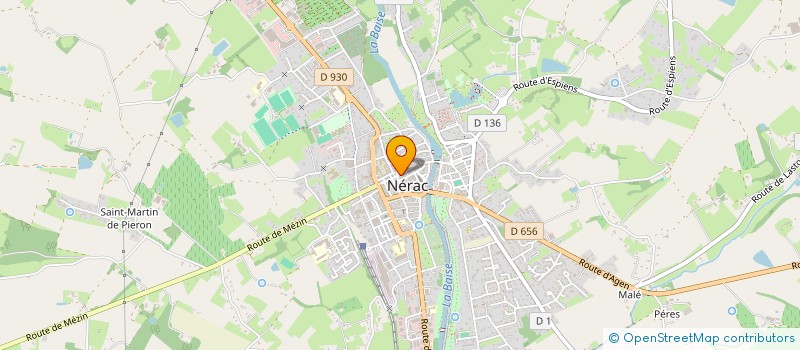 localisation de l'entreprise SCI D ALBRET  NERAC