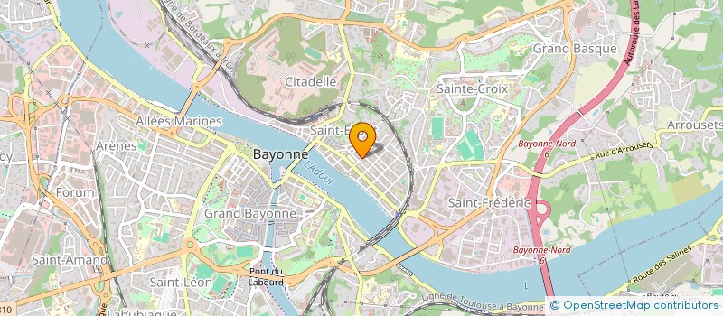 localisation de l'entreprise SCI D'ALBRET à BAYONNE