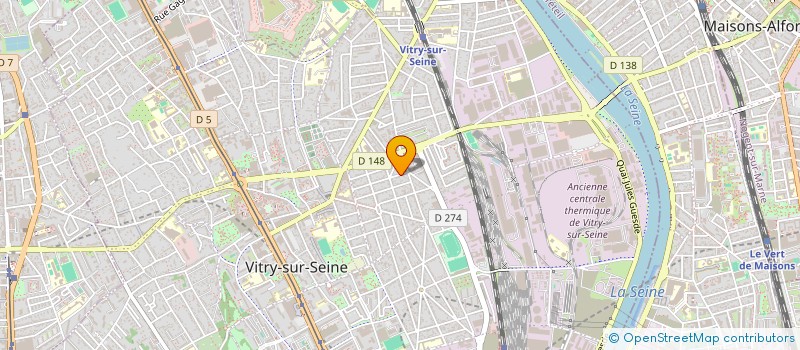 localisation de l'entreprise SCI D'ALEGRE  VITRY-SUR-SEINE