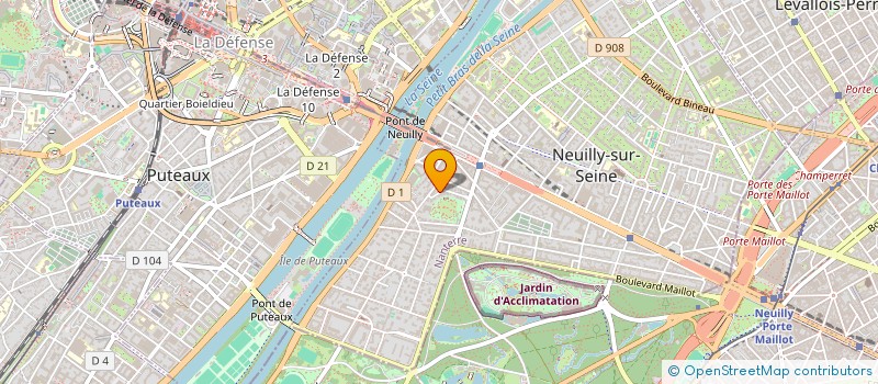localisation de l'entreprise SCI D'ALLAYRAC à NEUILLY-SUR-SEINE