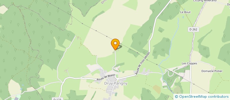 localisation de l'entreprise SCI D'ALLIEVRE  DRUY-PARIGNY