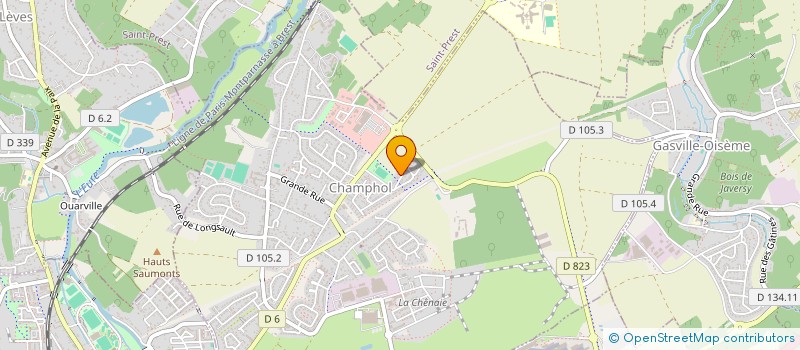 localisation de l'entreprise SCI D'ALLONNES à CHAMPHOL