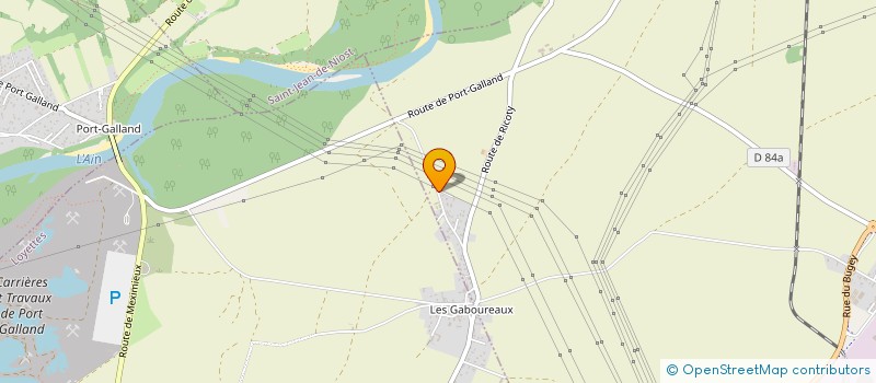 localisation de l'entreprise SCI D'ALMEIDA  SAINT-VULBAS