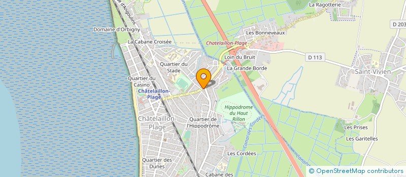 localisation de l'entreprise SCI D'ALON  CHATELAILLON-PLAGE