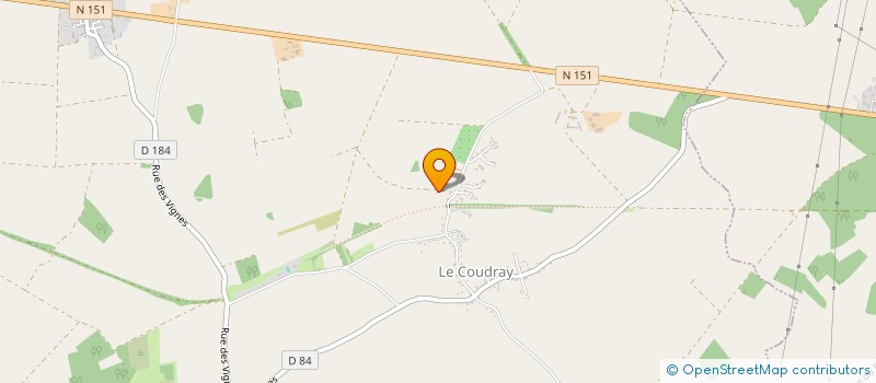 localisation de l'entreprise SCI D'ALOUMEO  CIVRAY