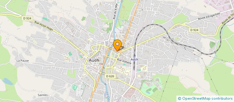 localisation de l'entreprise SCI D'ALSACE  AUCH