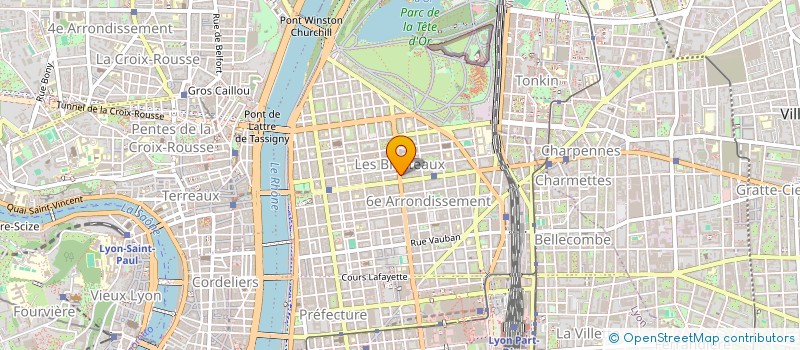 localisation de l'entreprise SCI D'ALSACE  LYON