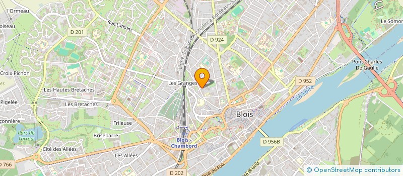 localisation de l'entreprise SCI D'ALSACE  BLOIS