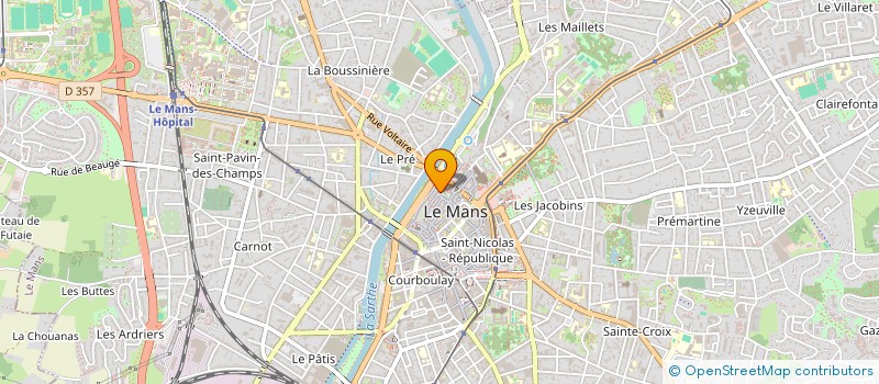 localisation de l'entreprise SCI D'ALSINOIS  LE MANS