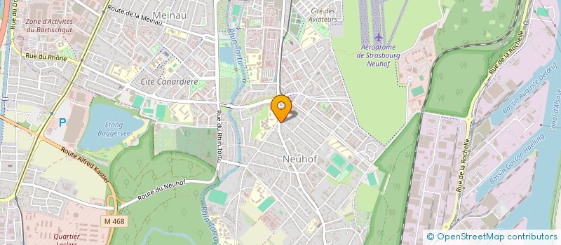 localisation de l'entreprise SCI D'ALTENHEIM  STRASBOURG