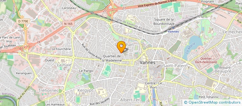 localisation de l'entreprise SCI D'AMBOISE à VANNES