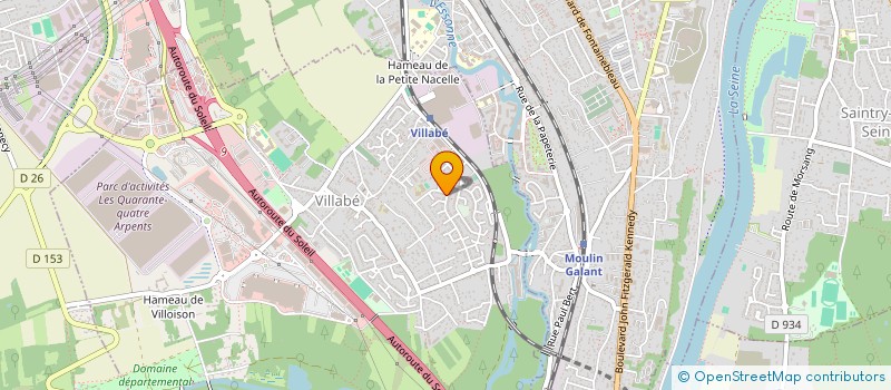 localisation de l'entreprise SCI D'AMBREVILLE  VILLABE