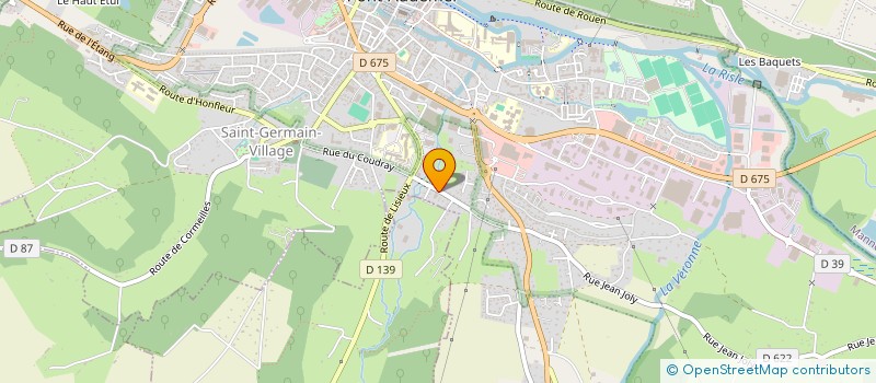 localisation de l'entreprise SCI D'AMBRISLE  PONT-AUDEMER