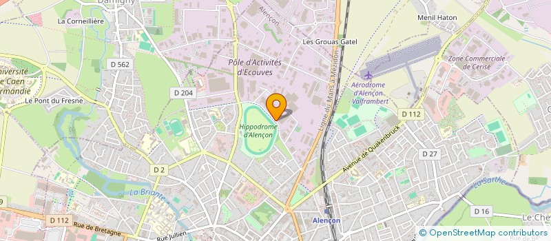 localisation de l'entreprise SCI D AMPERE ET DES TRAVAILLEURS à ALENCON