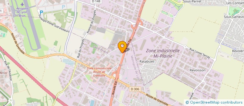 localisation de l'entreprise SCI D'ANBOUT  SAINT-PRIEST