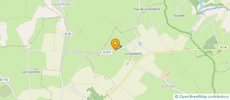 localisation de l'entreprise SCI D'ANCEL  OZEVILLE