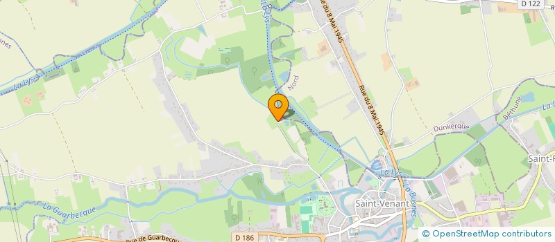 localisation de l'entreprise SCI D'ANCHAIN  SAINT-VENANT