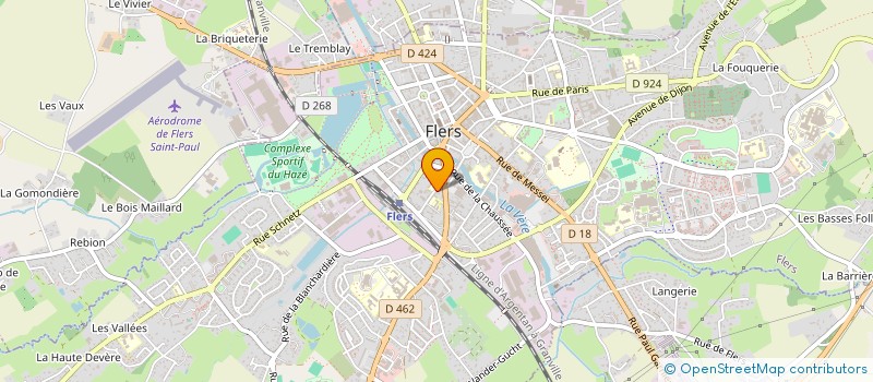 localisation de l'entreprise SCI D ANDAINE à FLERS