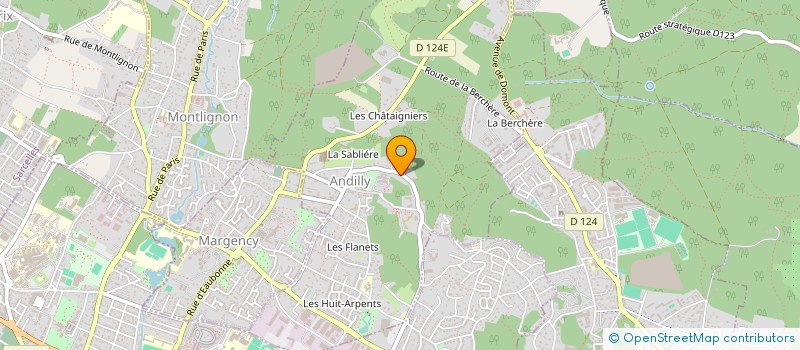 localisation de l'entreprise SCI D ANDILLY à ANDILLY
