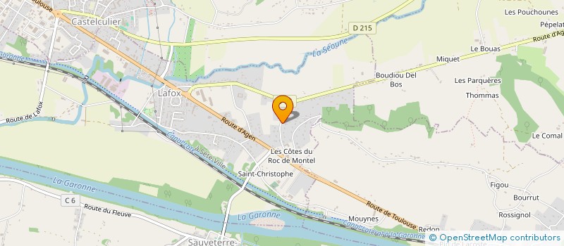 localisation de l'entreprise SCI D'ANERAN  LAFOX