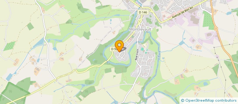 localisation de l'entreprise SCI D'ANGELIER  MAUGES-SUR-LOIRE